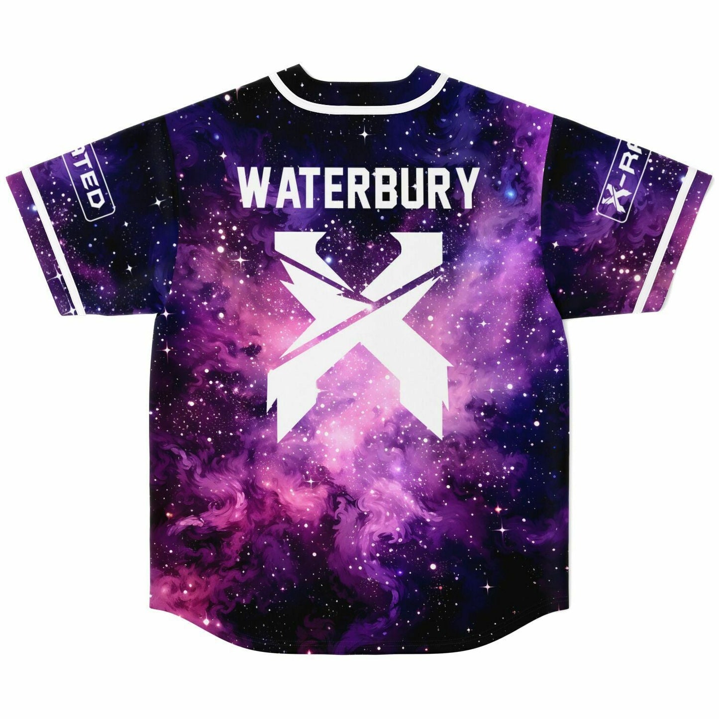 Excision Purple Cosmic Galaxy Rave Baseball Jersey