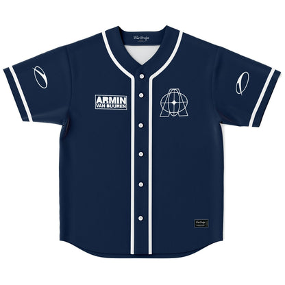Armin van Buuren Navy Blue Sacred Geometry Rave Baseball Jersey