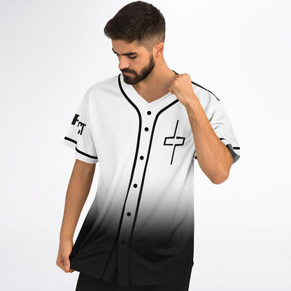 Deathpact Black White Hooded Figure Rave Baseball Jersey