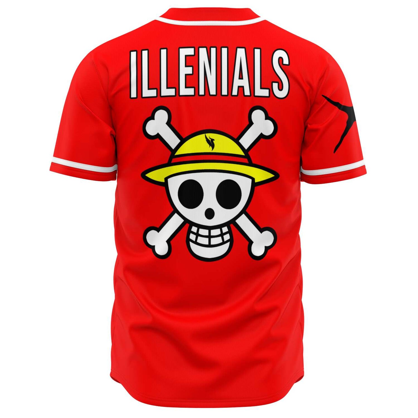 Illenium Bright Red One Piece Rave Baseball Jersey
