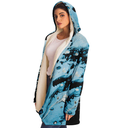 Water vapor hooded cloak