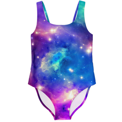 Purple Outer Space Rave Swimsuit