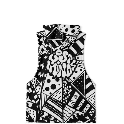 Lost minds Sleeveless hoodie