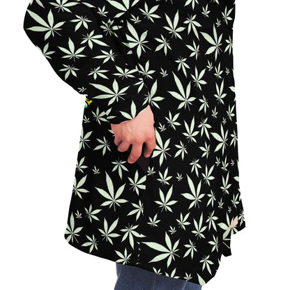 Black Cartoon Alien Rave Cloak