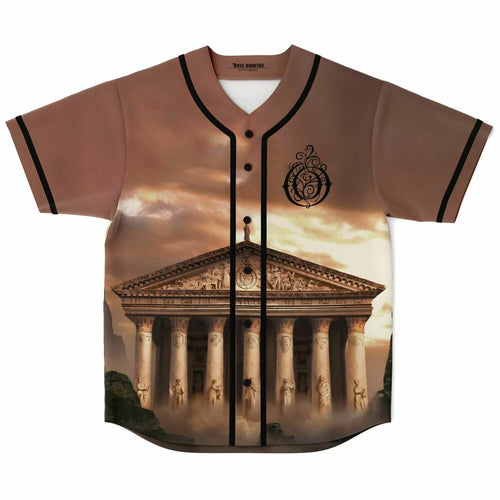 Tan Ancient Greek Rave Baseball Jersey