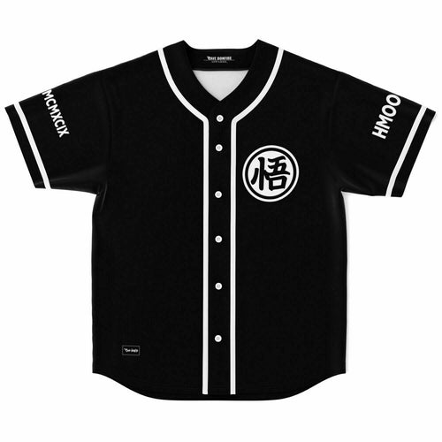 Black Dragon Ball Rave Baseball Jersey