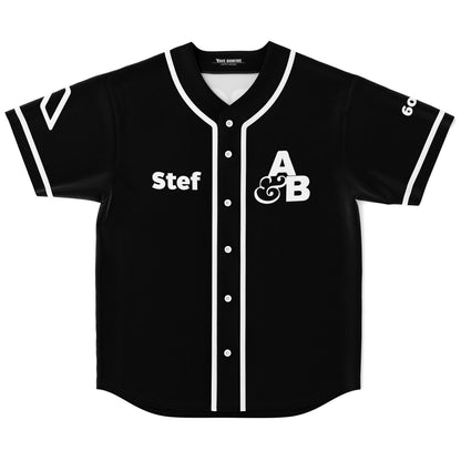 Black Monogram ‘A Rave Baseball Jersey