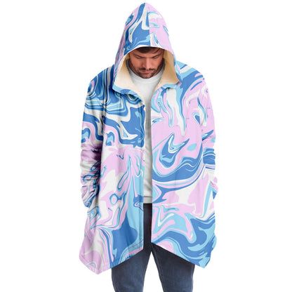 Pastel Baby Liquid Marble Rave Cloak