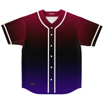 Crybanger Maroon Stylized Phoenix Rave Baseball Jersey