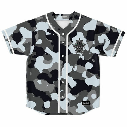 Grey Urban Rave Baseball Jersey