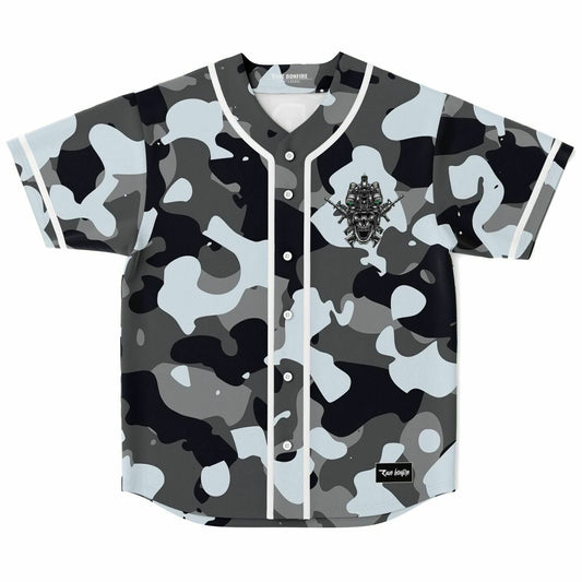 Grey Urban Rave Baseball Jersey
