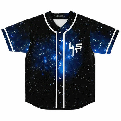 Liquid Stranger Black Outer Space Rave Baseball Jersey