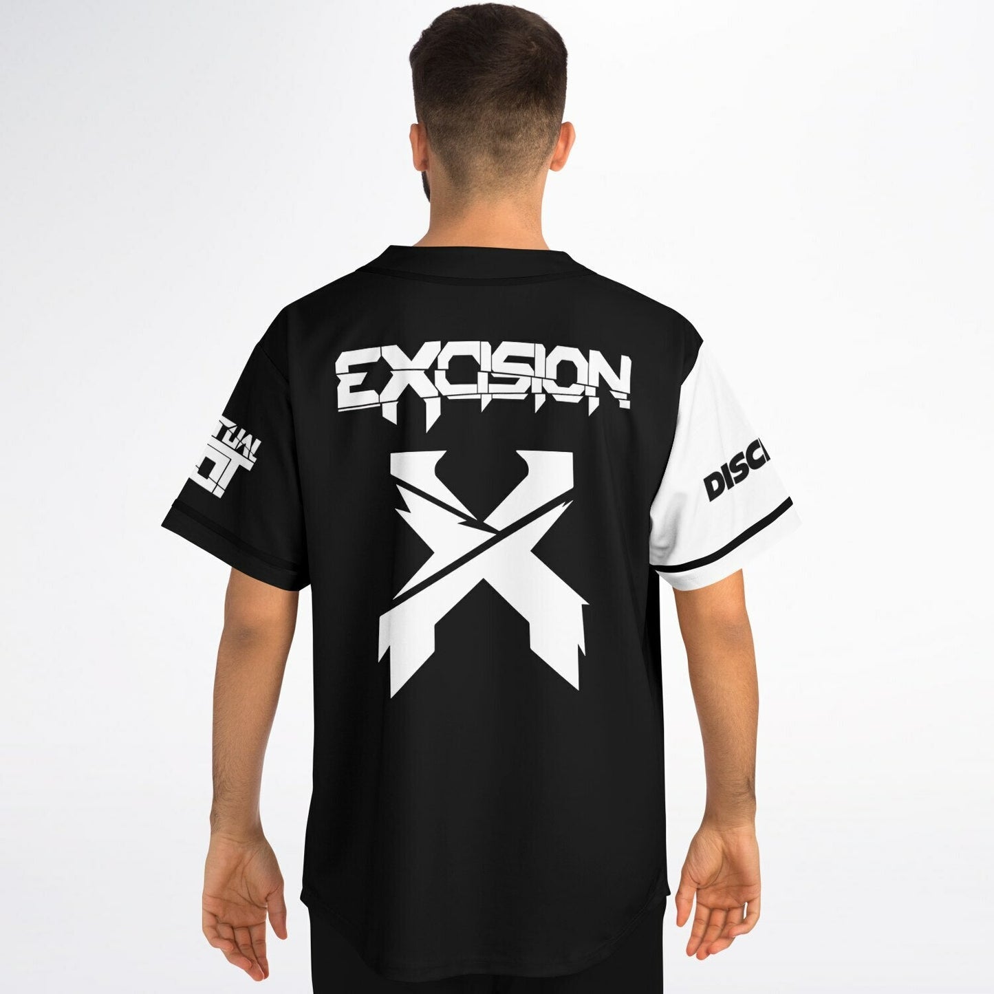 Subtronics Half Black Yellow One Rave Baseball Jersey