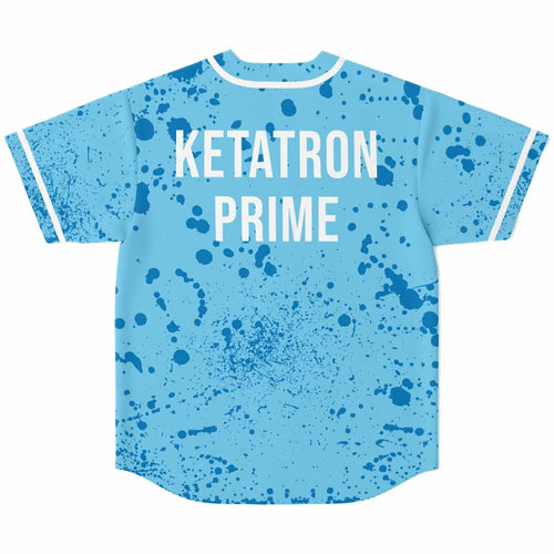 Light Sky Scattered Paint Rave Baseball Jersey