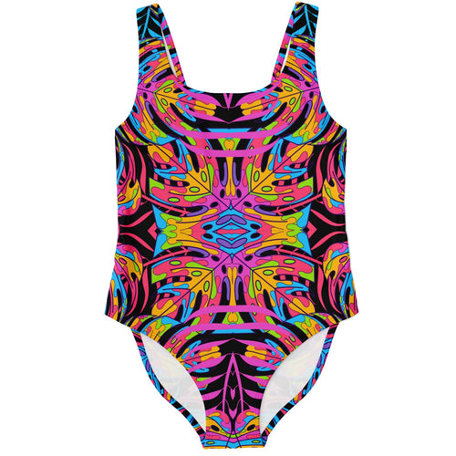 Black Mirrored Rave Swimsuit