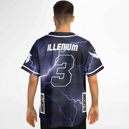 Illenium Dark Navy Rave Baseball Jersey