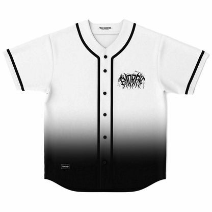 White Black Spiky Thorn Rave Baseball Jersey