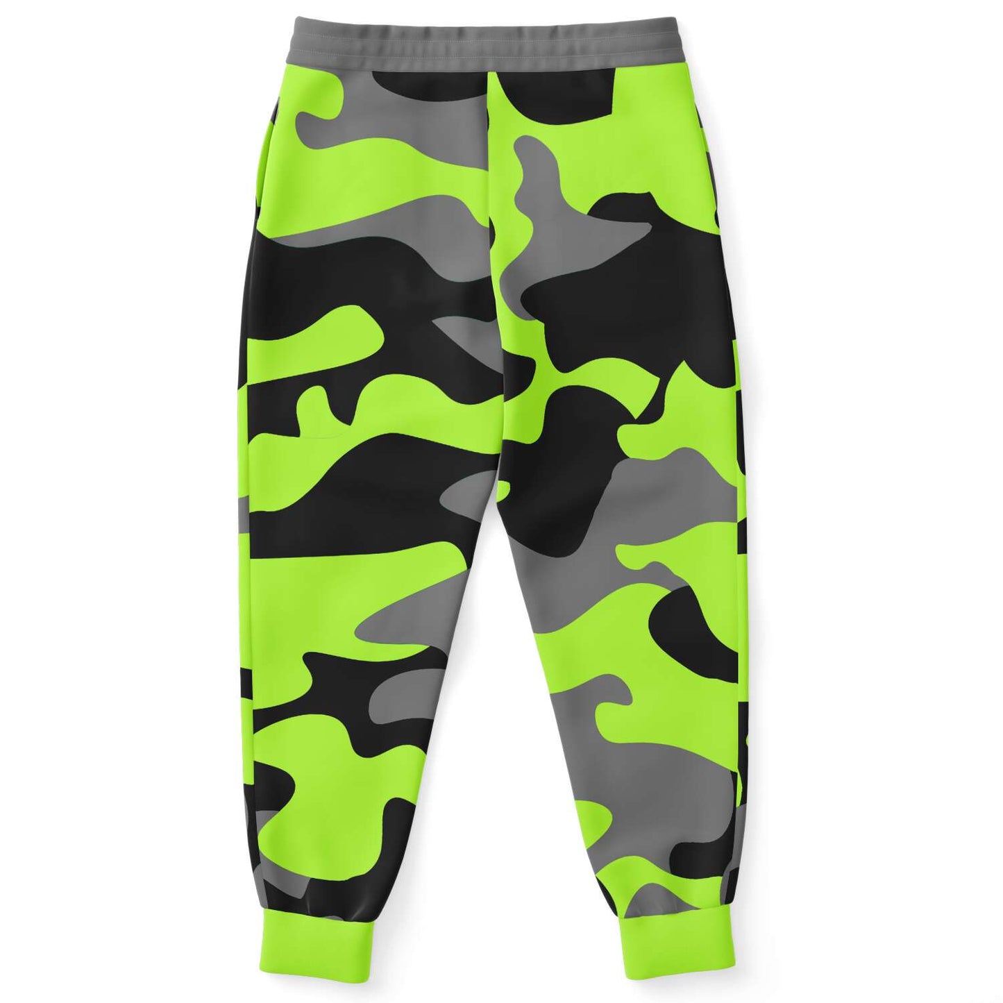 Neon Lime Camouflage Rave Joggers