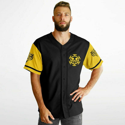 One Piece Straw Hat Anime Reversible Baseball Jersey