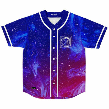 David Guetta Deep Blue Galaxy Rave Baseball Jersey