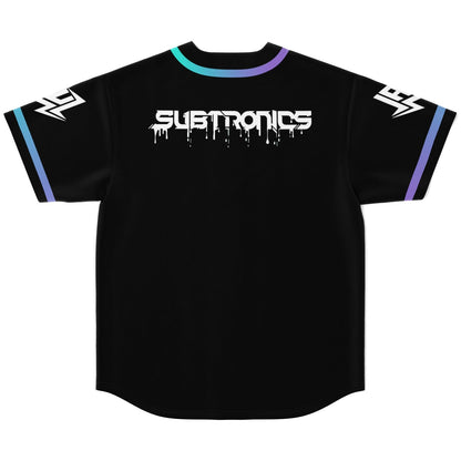 Subtronics Black Minimal Logo Rave Baseball Jersey