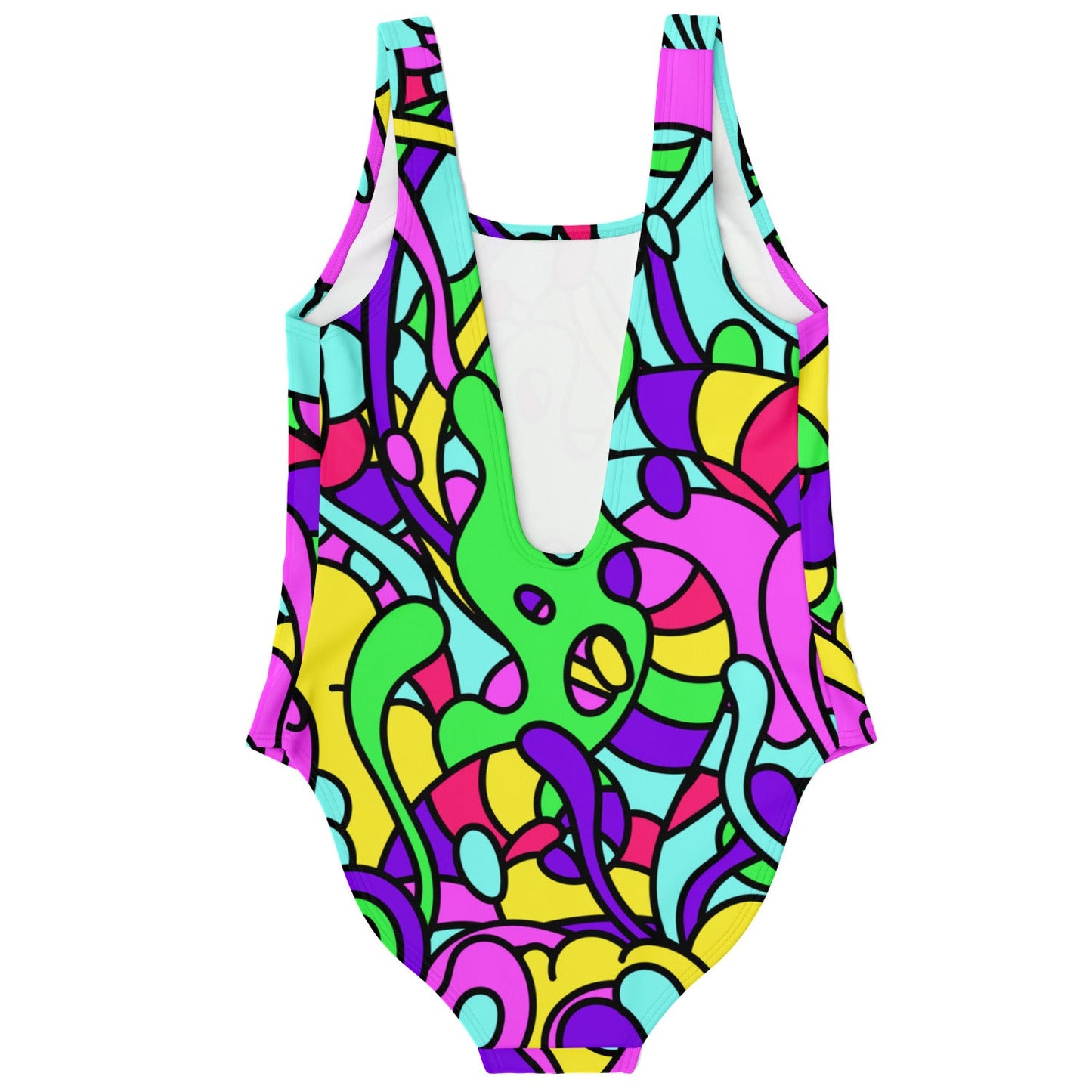 Bright Mix Abstract Bold Rave Swimsuit