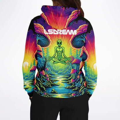 LSDREAM Stay Weird Mushroom Forest Rave Hoodie