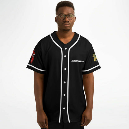Subtronics Black One Eyed Rave Baseball Jersey