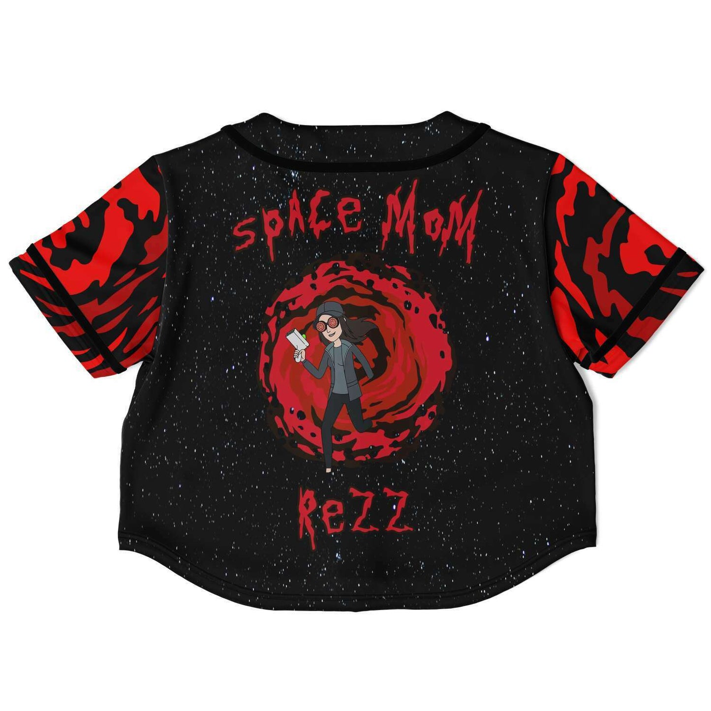 space mom rezz crop top jersey