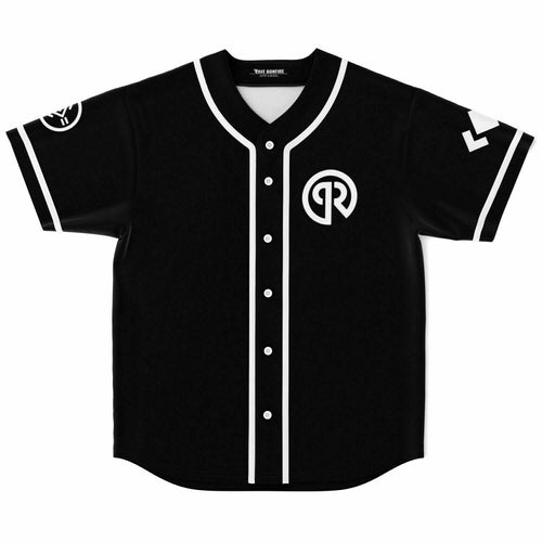 Black Minimal — Rave Baseball Jersey