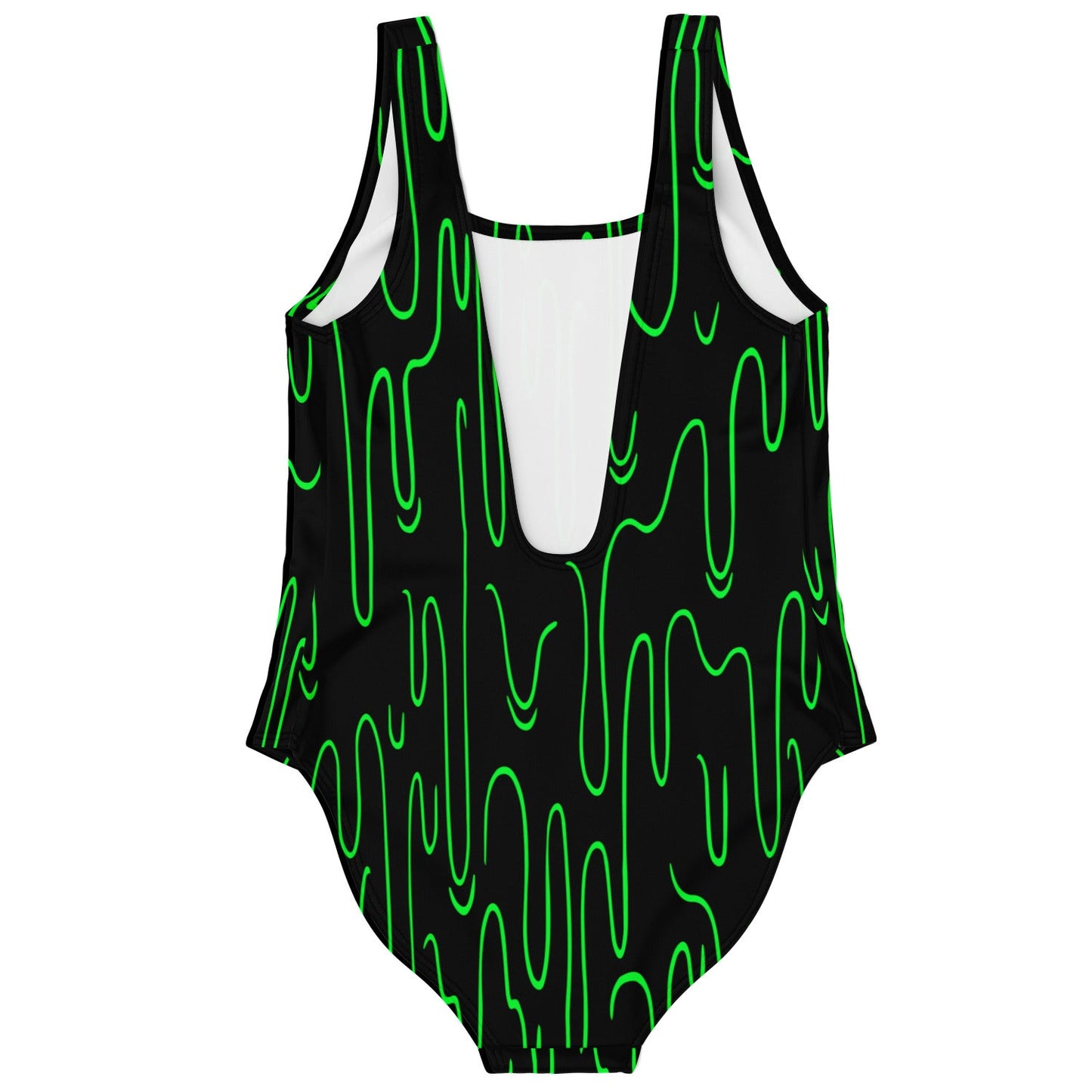 Black Dripping Slime Rave Swimsuit