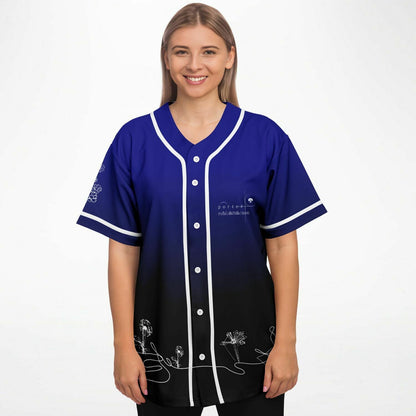 Porter Robinson Royal Blue Outline Dove Rave Baseball Jersey