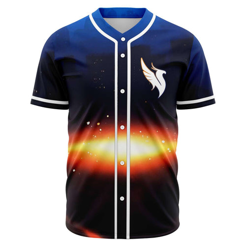 Illenium Navy Blue Cosmic Horizon Rave Baseball Jersey