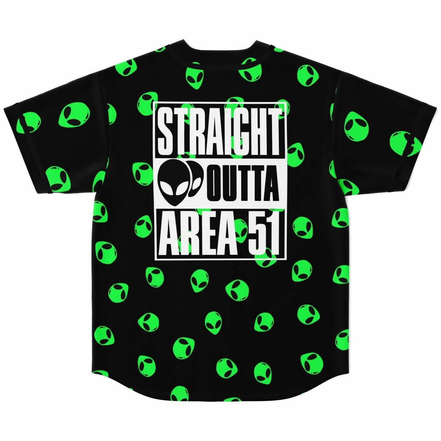 Black Repeating Cartoon Rave Baseball Jersey