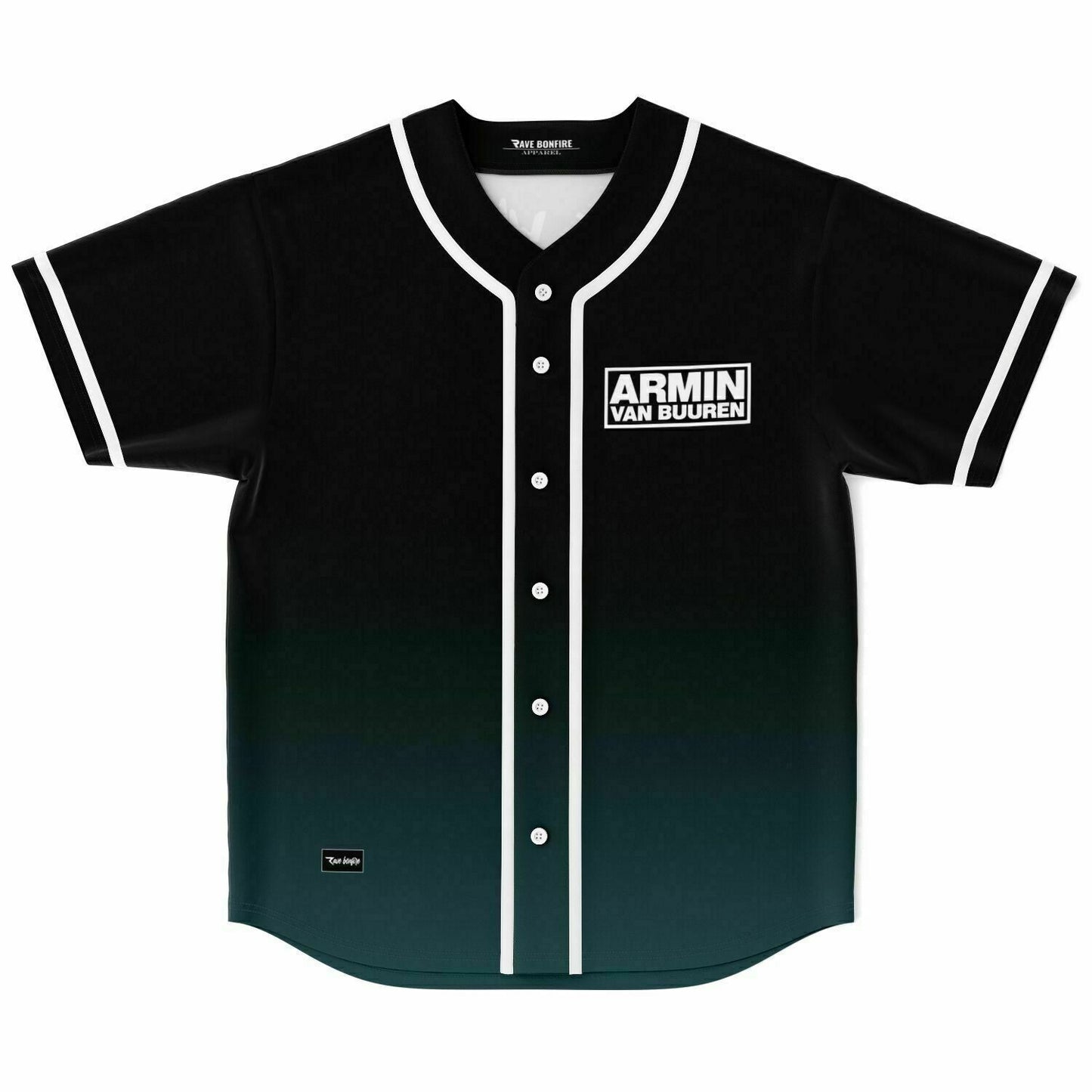 Armin van Buuren Black Dark Silhouette Performer Rave Baseball Jersey