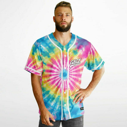 GRiZ Tie-Dye Galaxy Reversible Baseball Jersey