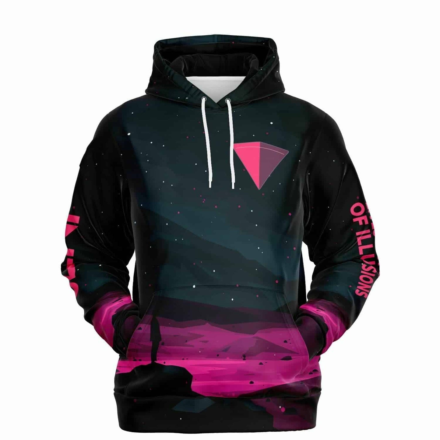 INZO Overthinker Synthwave Rave Hoodie