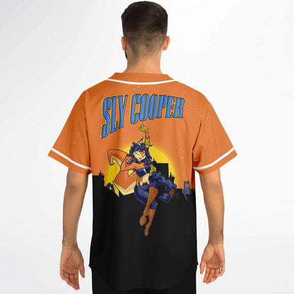 Orange Night Starry Sky Rave Baseball Jersey