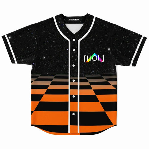 Black Starry Night Sky Rave Baseball Jersey