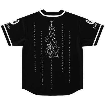 Black Gold Circular Rave Baseball Jersey