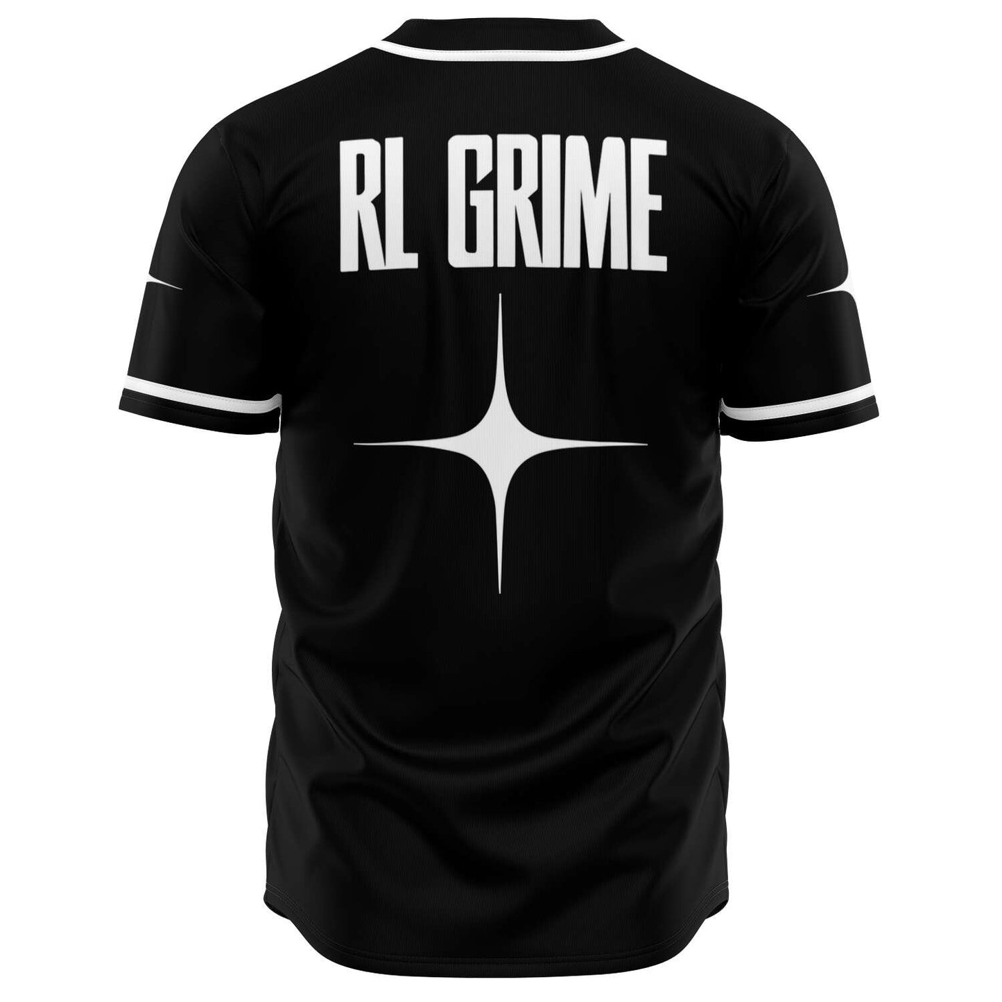 RL Grime Black Boxed Wordmark Rave Baseball Jersey