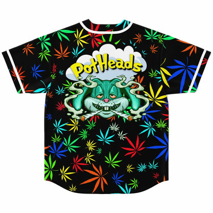 Black Marijuana Leaves Rave Baseball Jersey