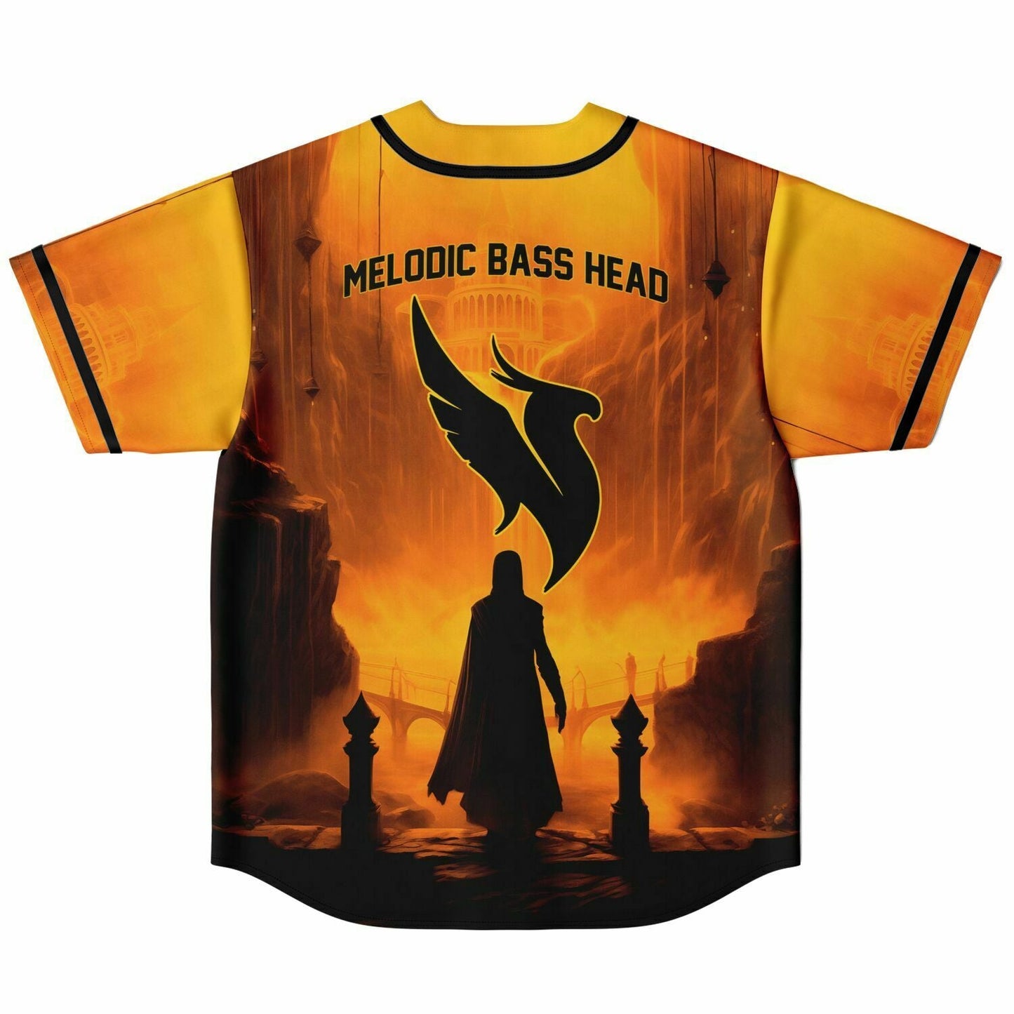 Melodic Bass Head Dark Fantasy Reversible Baseball Jersey