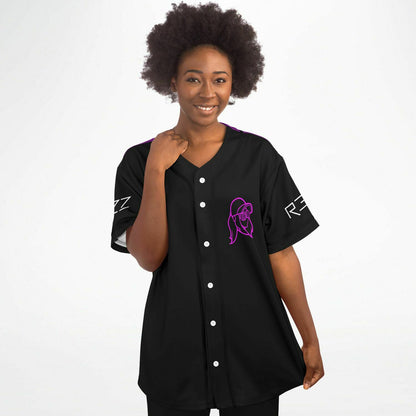 Rezz Black Hooded Rave Baseball Jersey