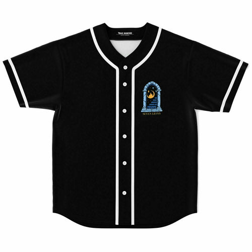 Seven Lions Black Stone Archway Rave Baseball Jersey