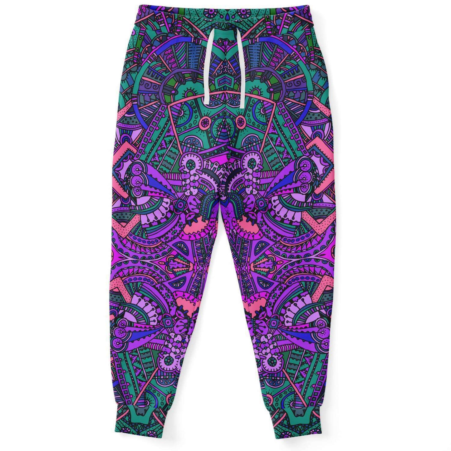 Purple Intricate Mandala Rave Joggers