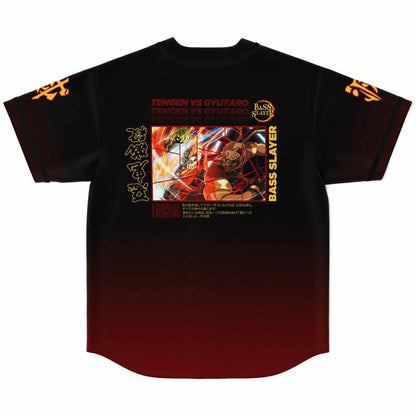 Black Deep Anime Battle Rave Baseball Jersey
