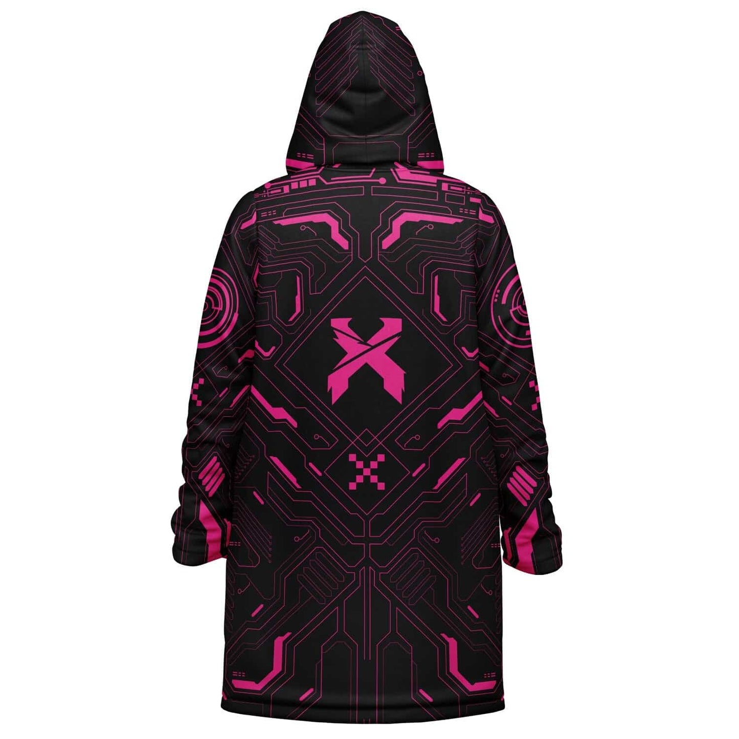 Excision Black Cyber Rave Cloak