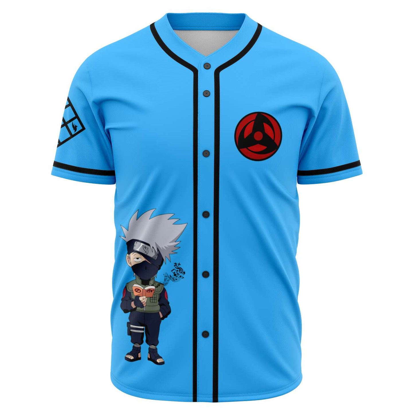 Bright Light Naruto Character Rave Baseball Jersey