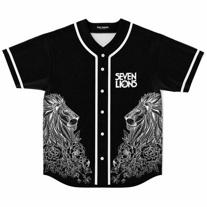 Seven Lions Black Two Mirrored Rave Baseball Jersey
